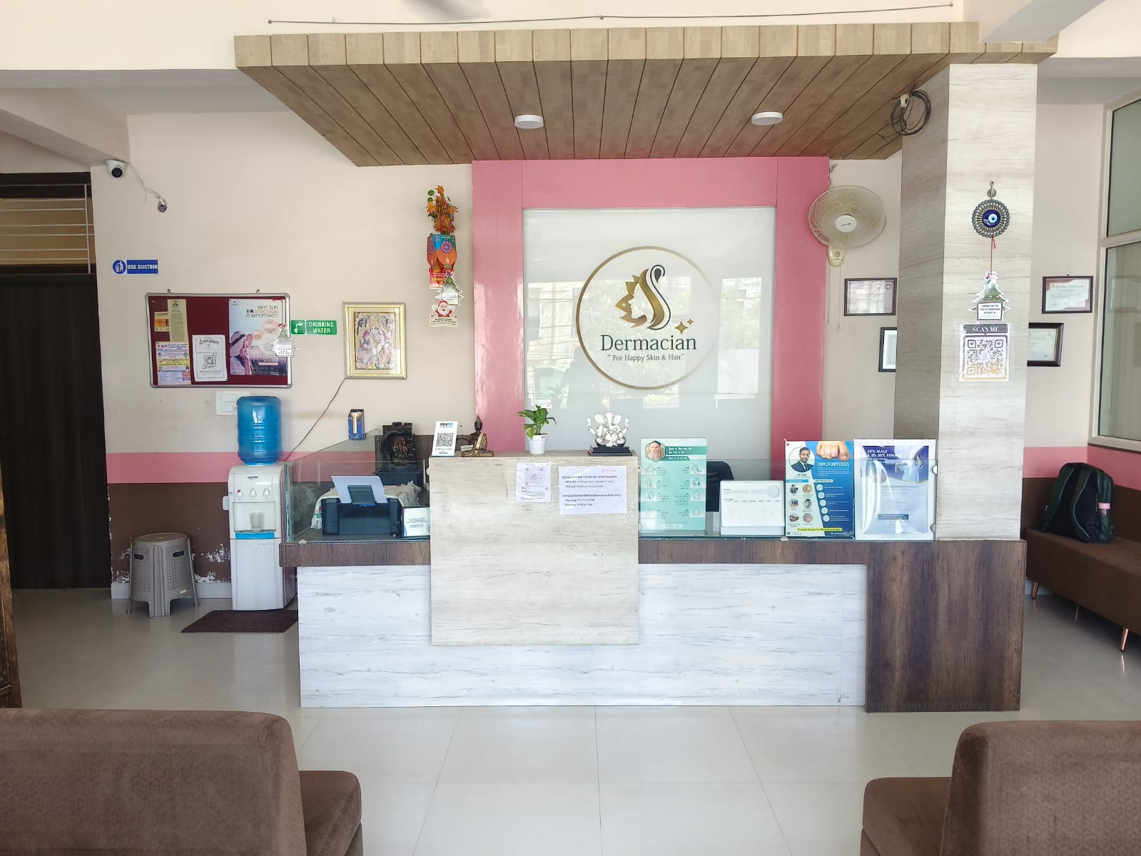 Clinic interior at Dermacian
